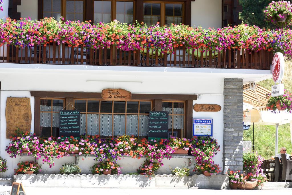 Hotel Les Melezes Haudères Buitenkant foto