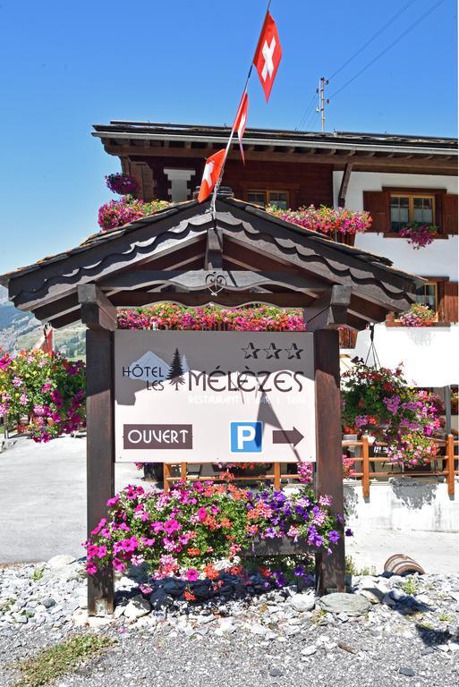 Hotel Les Melezes Haudères Buitenkant foto