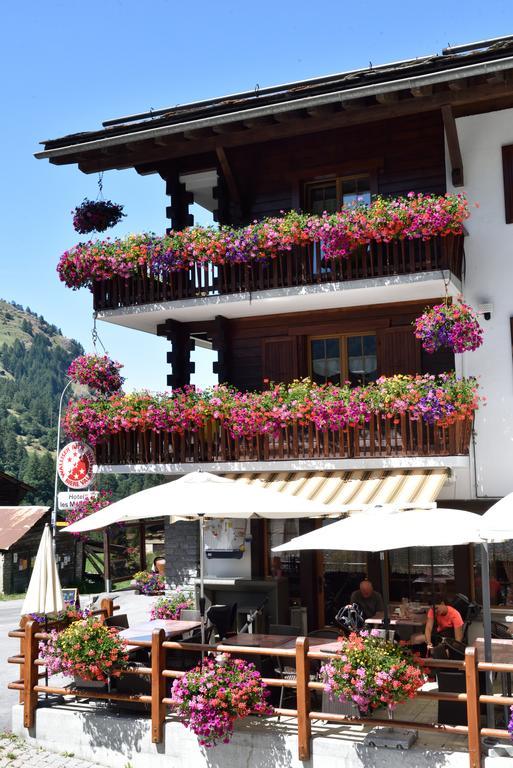 Hotel Les Melezes Haudères Buitenkant foto
